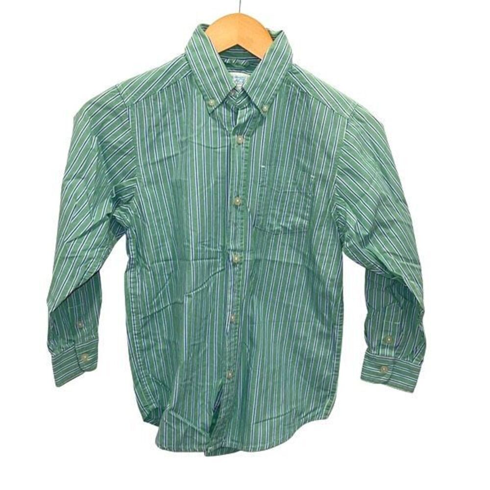 The Children's Place Long Sleeve Stripped   Button Front Shirt‎ Boys size Medium